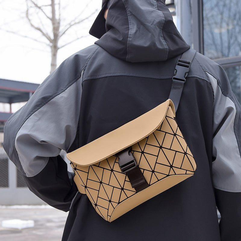 Rhombus Umhängetasche für Herren – Bild 7 | LuxeStyle