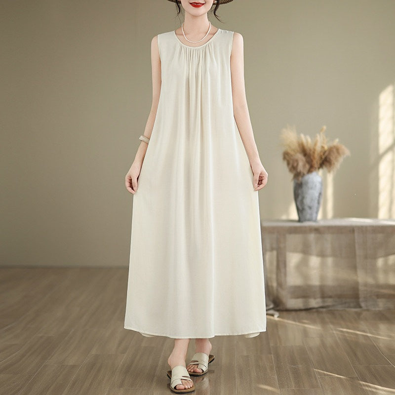 Florales Strandkleid für den Sommer