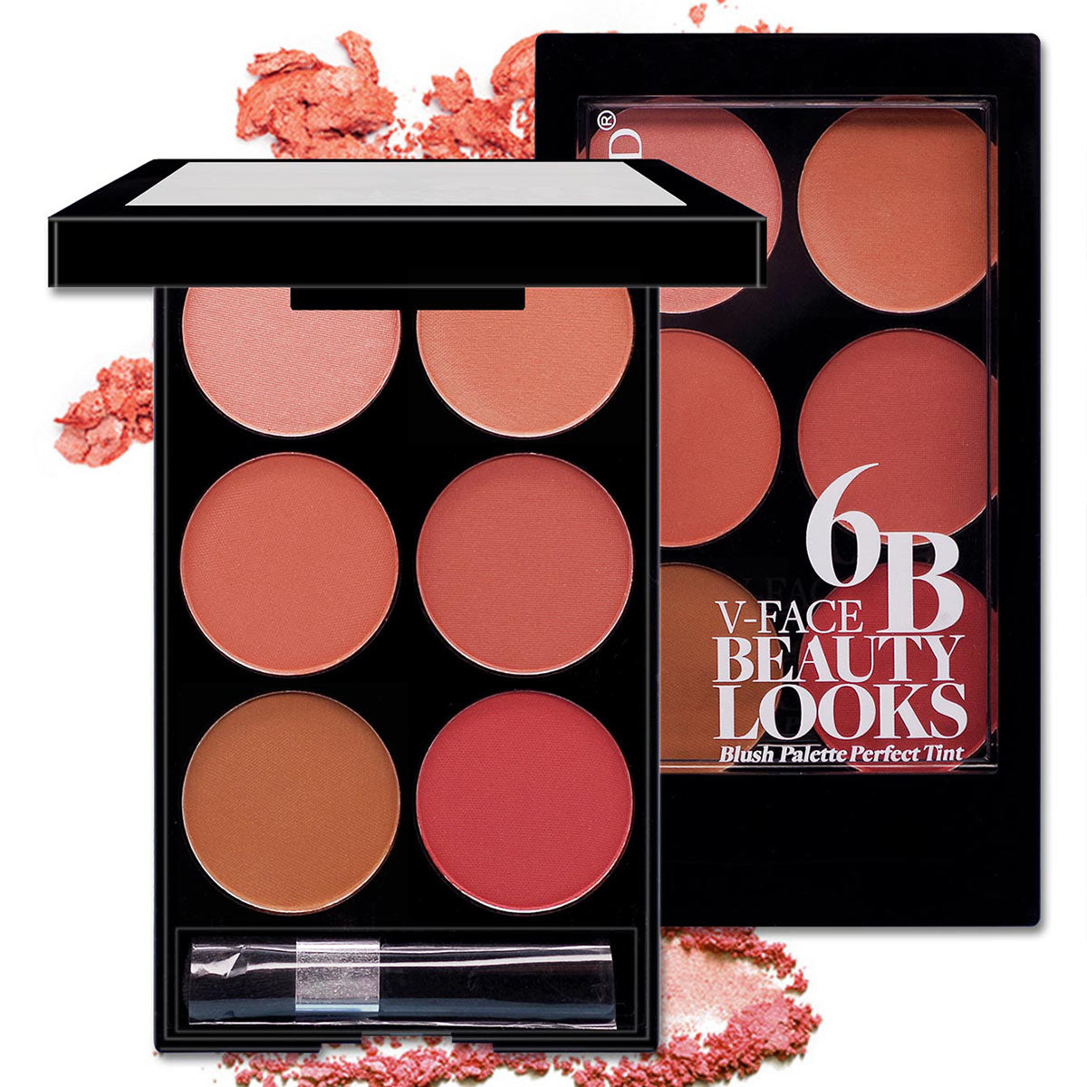 Multicolour 6-Farben Blush & Reparatur Make-up Palette