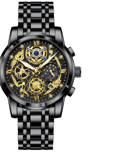 Wasserdichte Luxus-Armbanduhr mit grossem Zifferblatt
