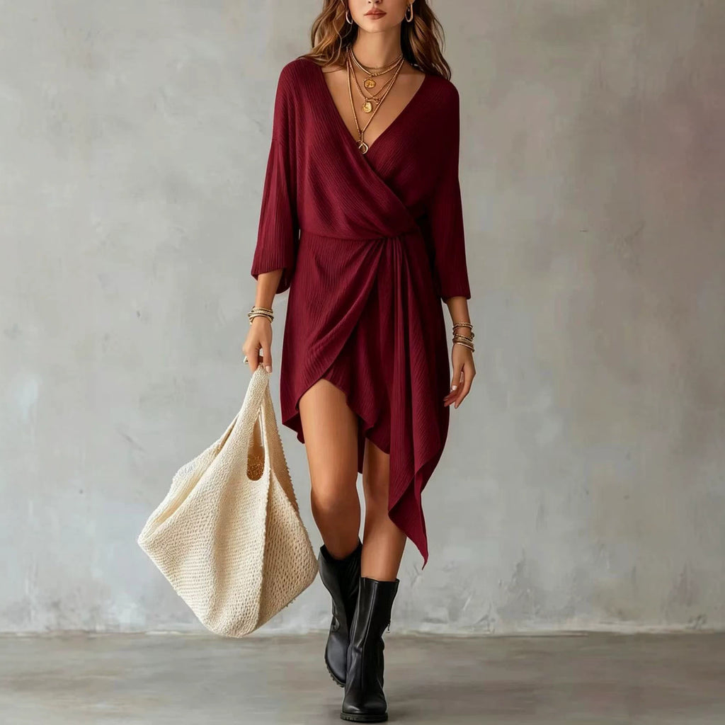 Asymmetrischer Midi-Strickrock – Bild 4 | LuxeStyle