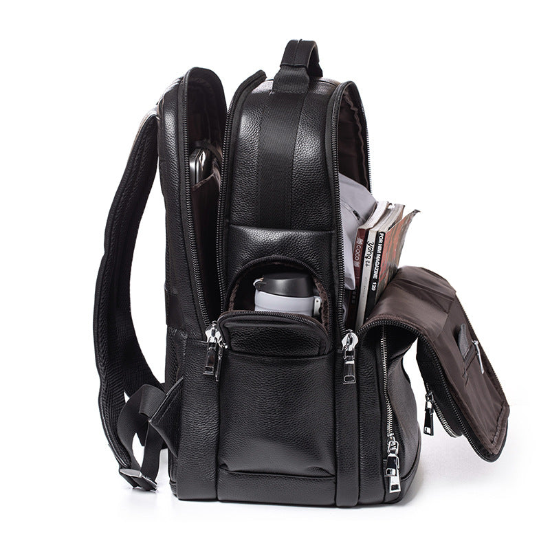 Reise-Rucksack aus echtem Leder
