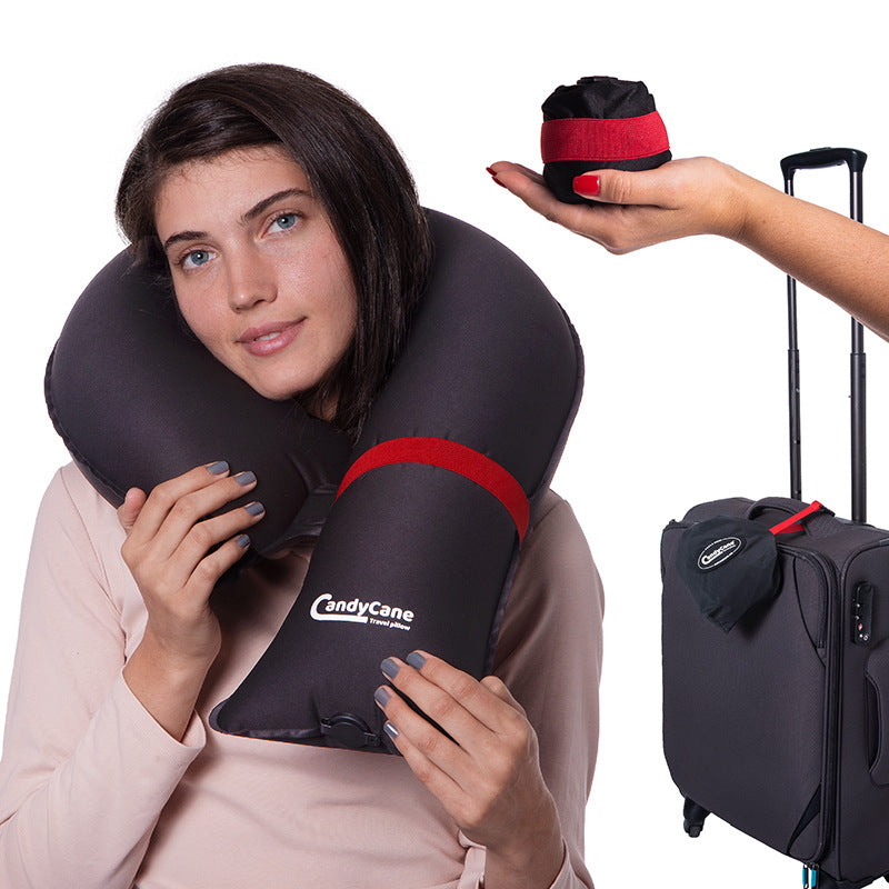 Aufblasbares Nackenkissen für Reisen – Bild 6 | LuxeStyle
