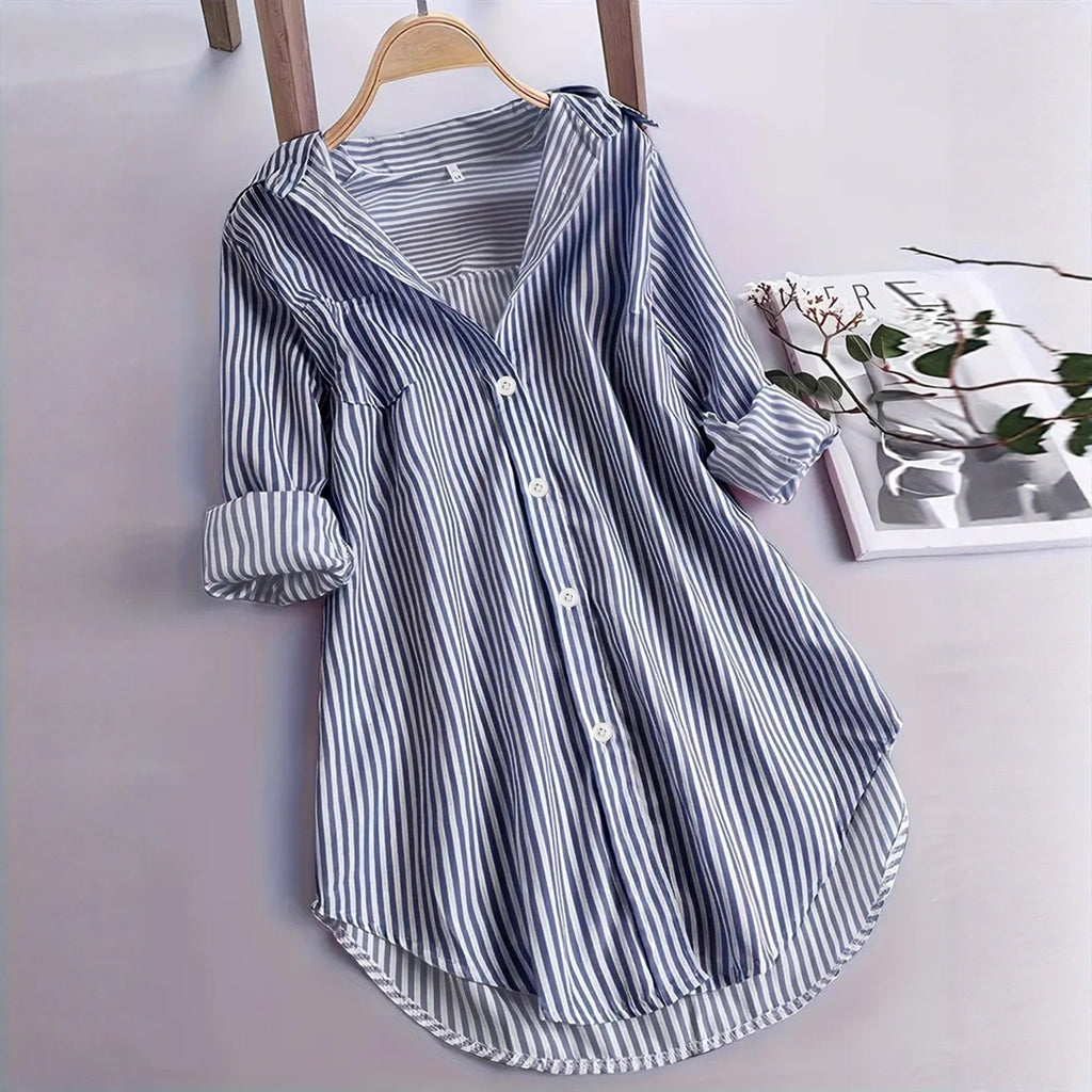 Klassisches Langarmshirt mit Streifen