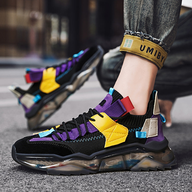 Atmungsaktive Freizeit-Sneakers mit dicker Sohle – Bild 4 | LuxeStyle