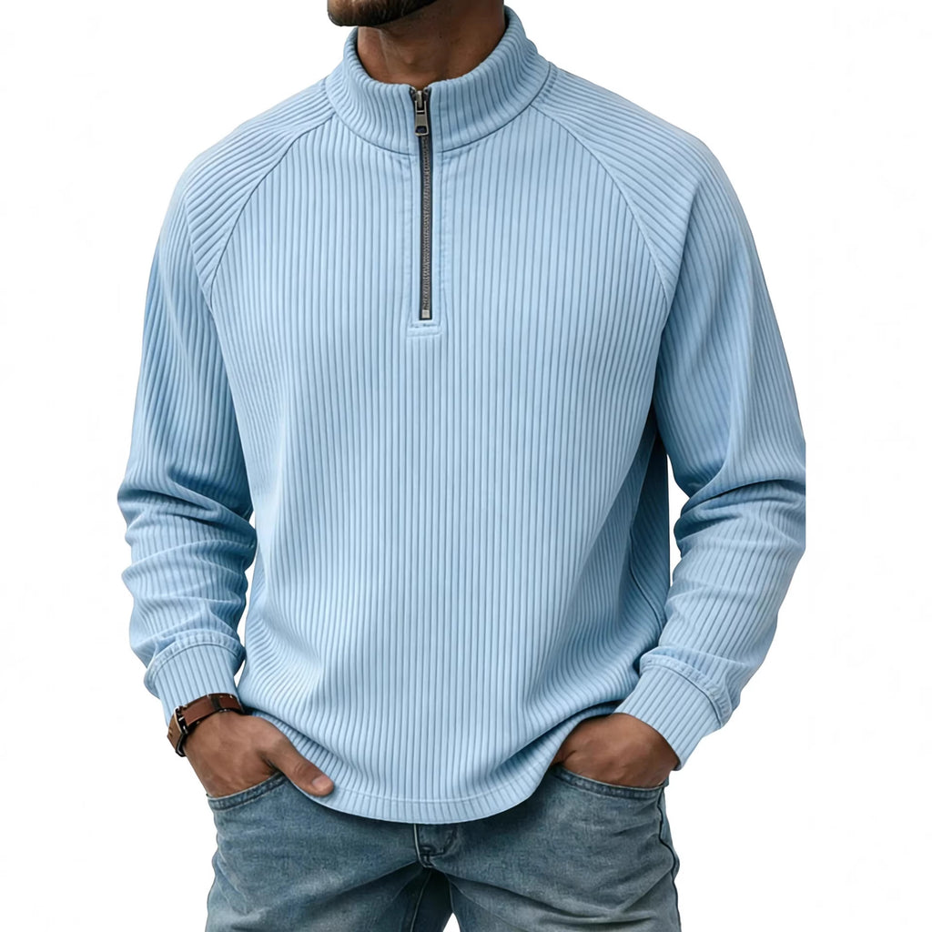 Poloshirt mit vertikaler Streifenoptik – Bild 3 | LuxeStyle