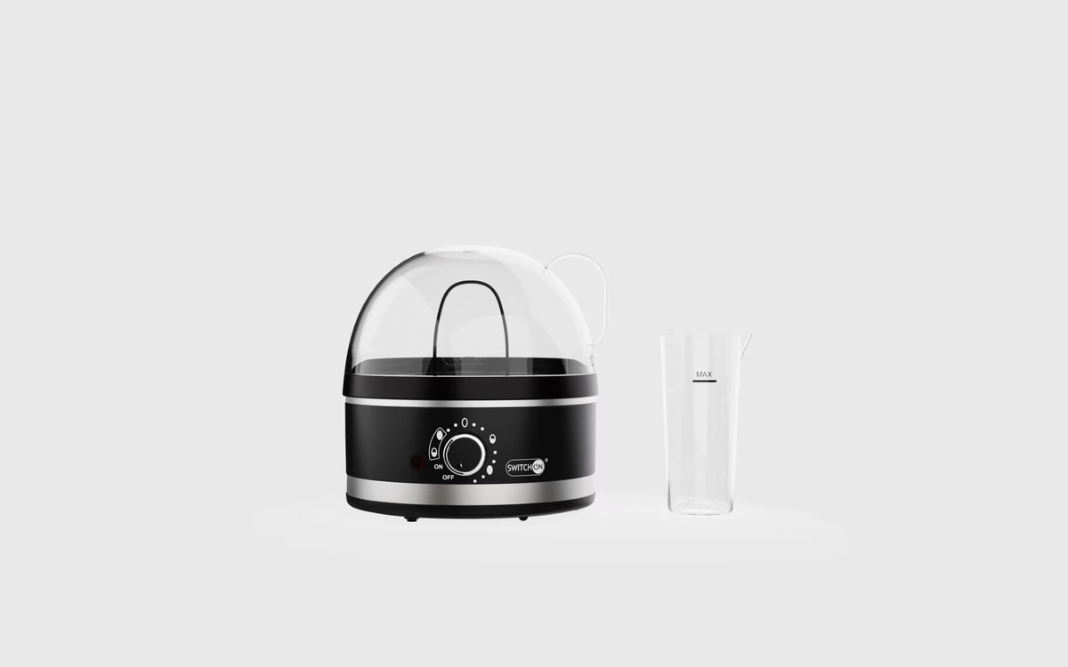 7-er Eierkocher mit Dampf und Edelstahl-Heizplatten – Bild 3 | LuxeStyle