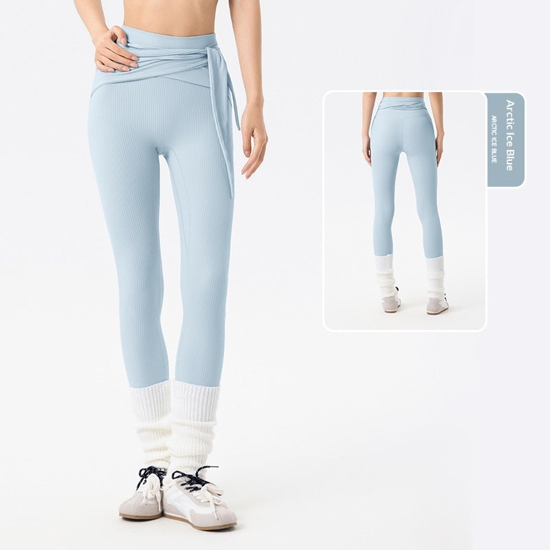 High-Waist Yoga Leggings mit Shaping-Effekt