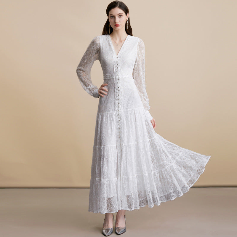 Elegantes Off-Shoulder A-Linien Kleid