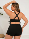 Elegantes, hochgeschlossenes Langarm-Cover-up