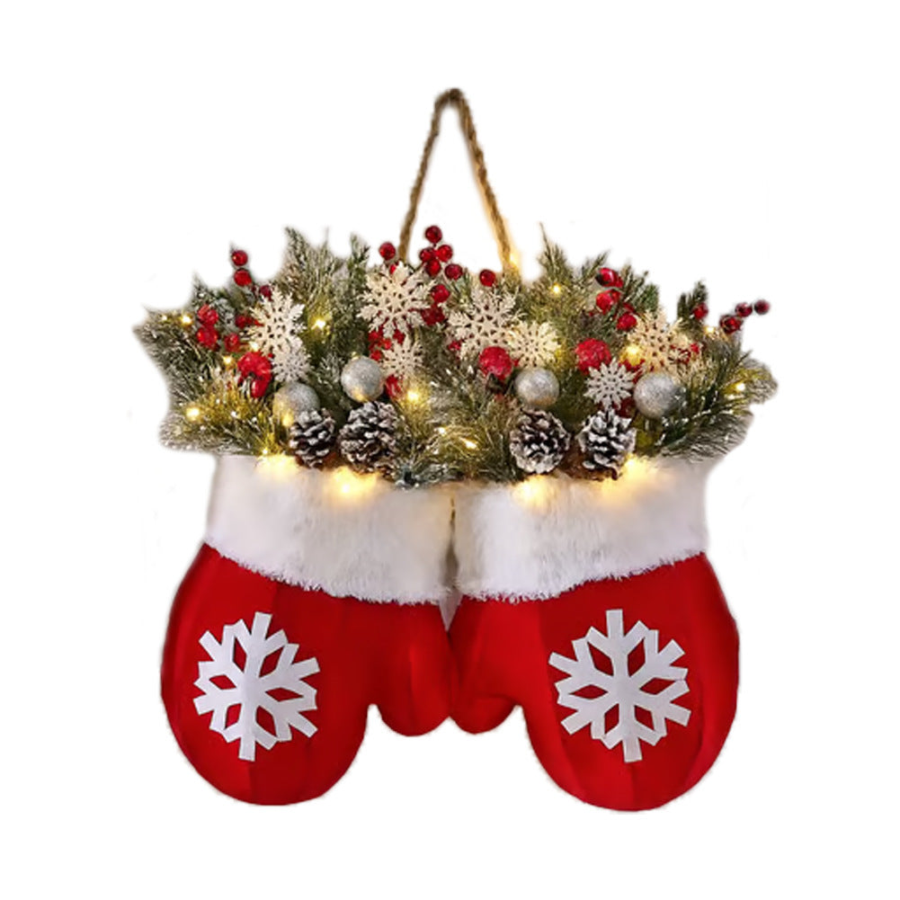 Weihnachtsgirlande Handschuh-Design mit Lichtern – Bild 3 | LuxeStyle