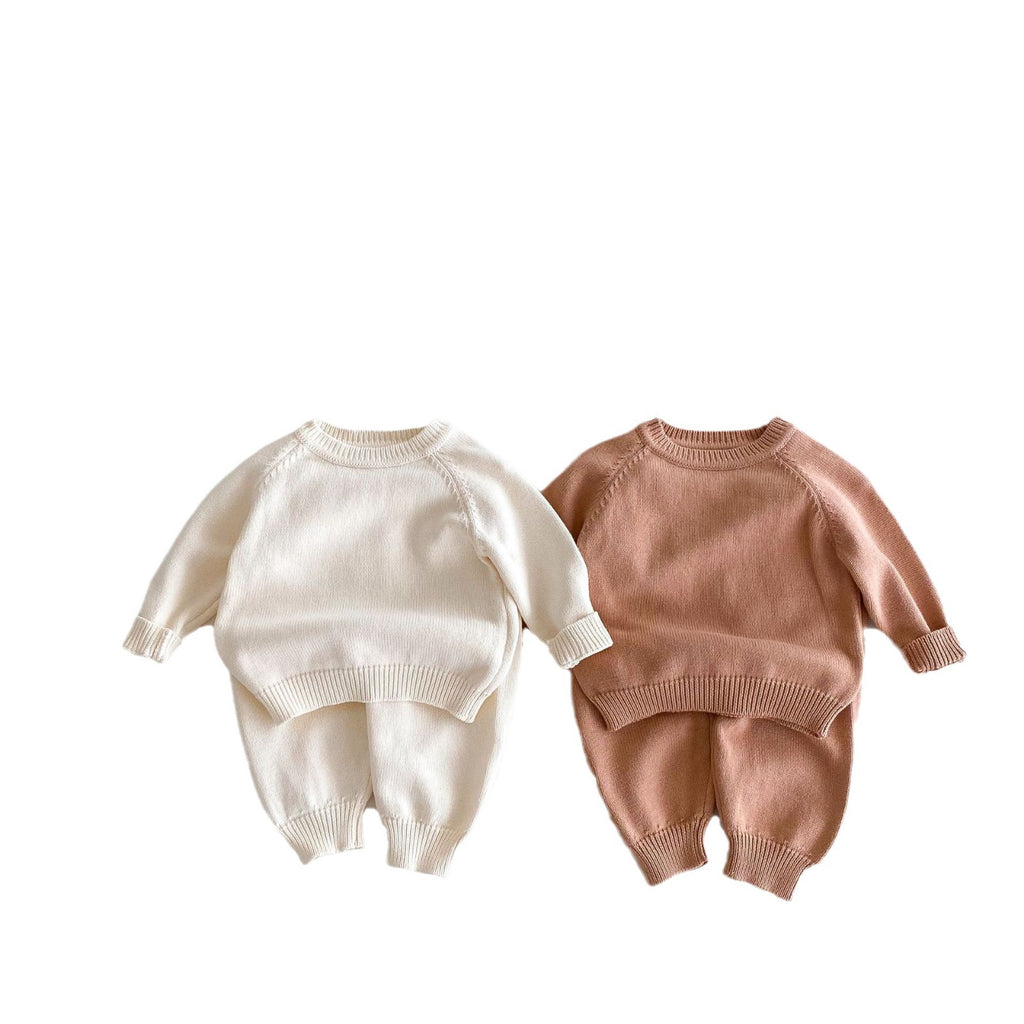 Baby Raglan Pullover und Hose Set – Bild 8 | LuxeStyle