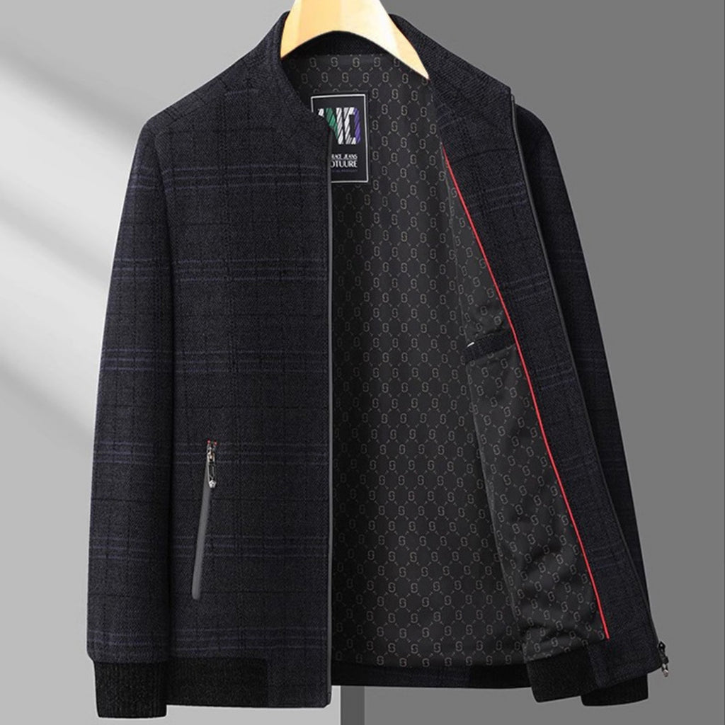 Herren Freizeitjacke mit Stehkragen
