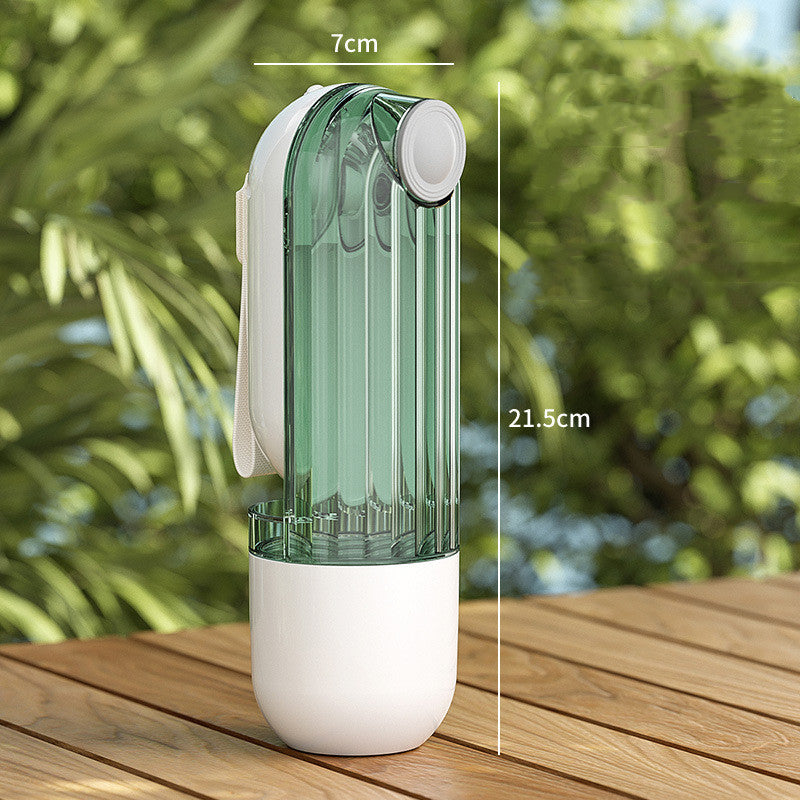 2-in-1 Trink- und Futterflasche für Haustiere