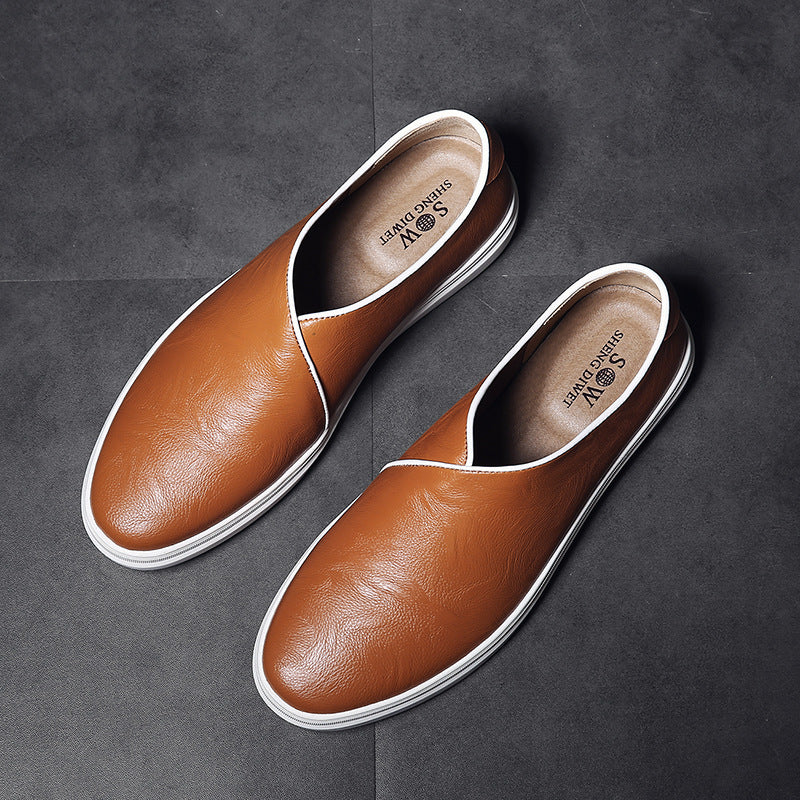Lässige Leder-Loafer für Herren