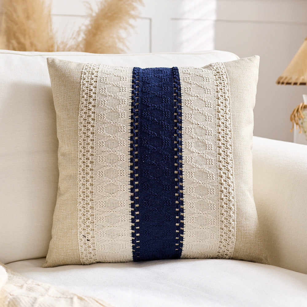 Boho-Kissenhülle Patchwork