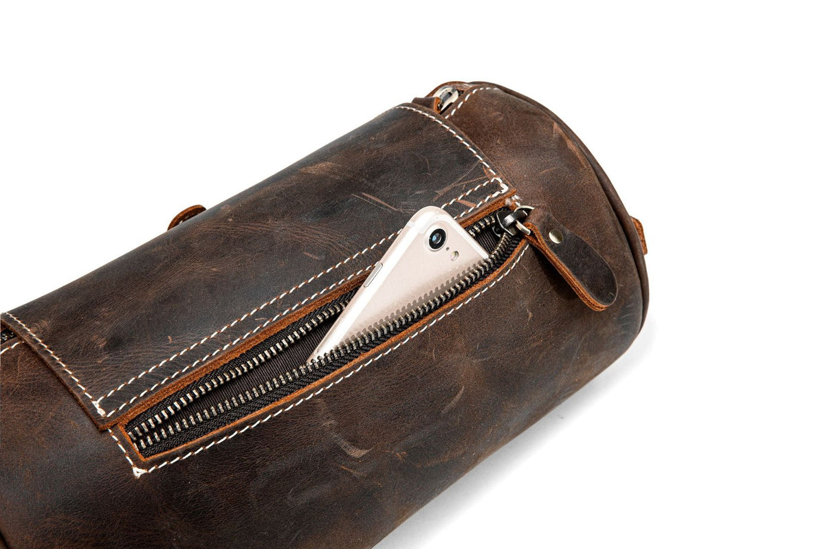 Cylinder Mini-Umhängetasche – Bild 6 | LuxeStyle