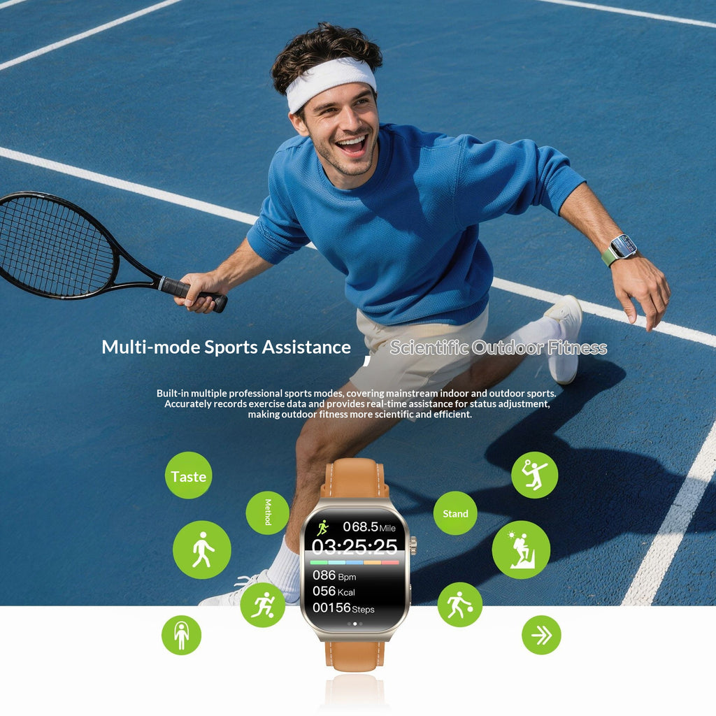 Smartwatch mit HD-Curved-Display | LuxeStyle