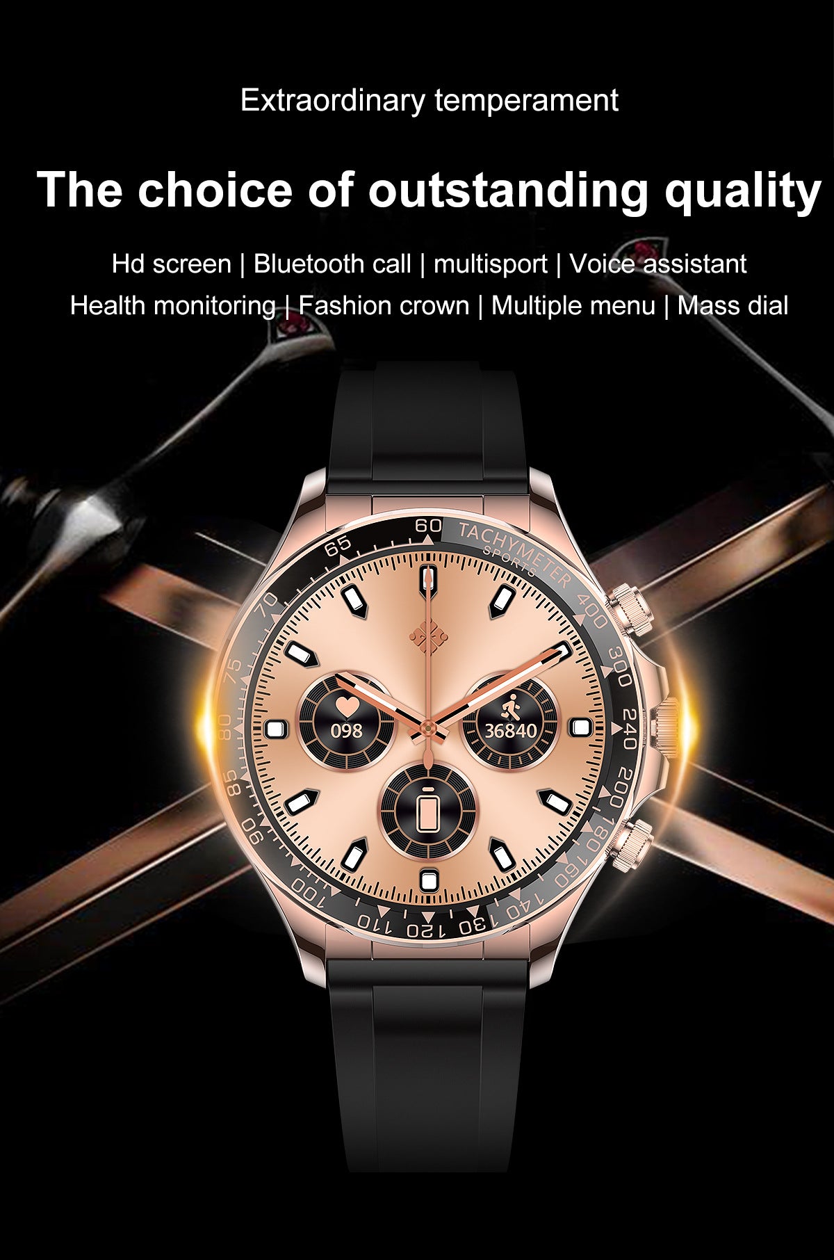 Smartwatch EX108 mit Bluetooth-Telefonie – Bild 16 | LuxeStyle