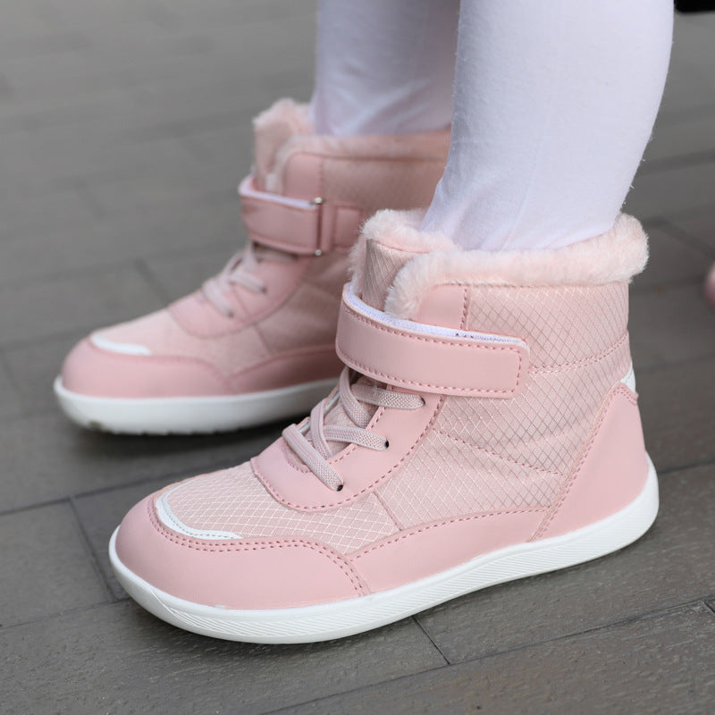 Warme Velcro-Kinderschuhe