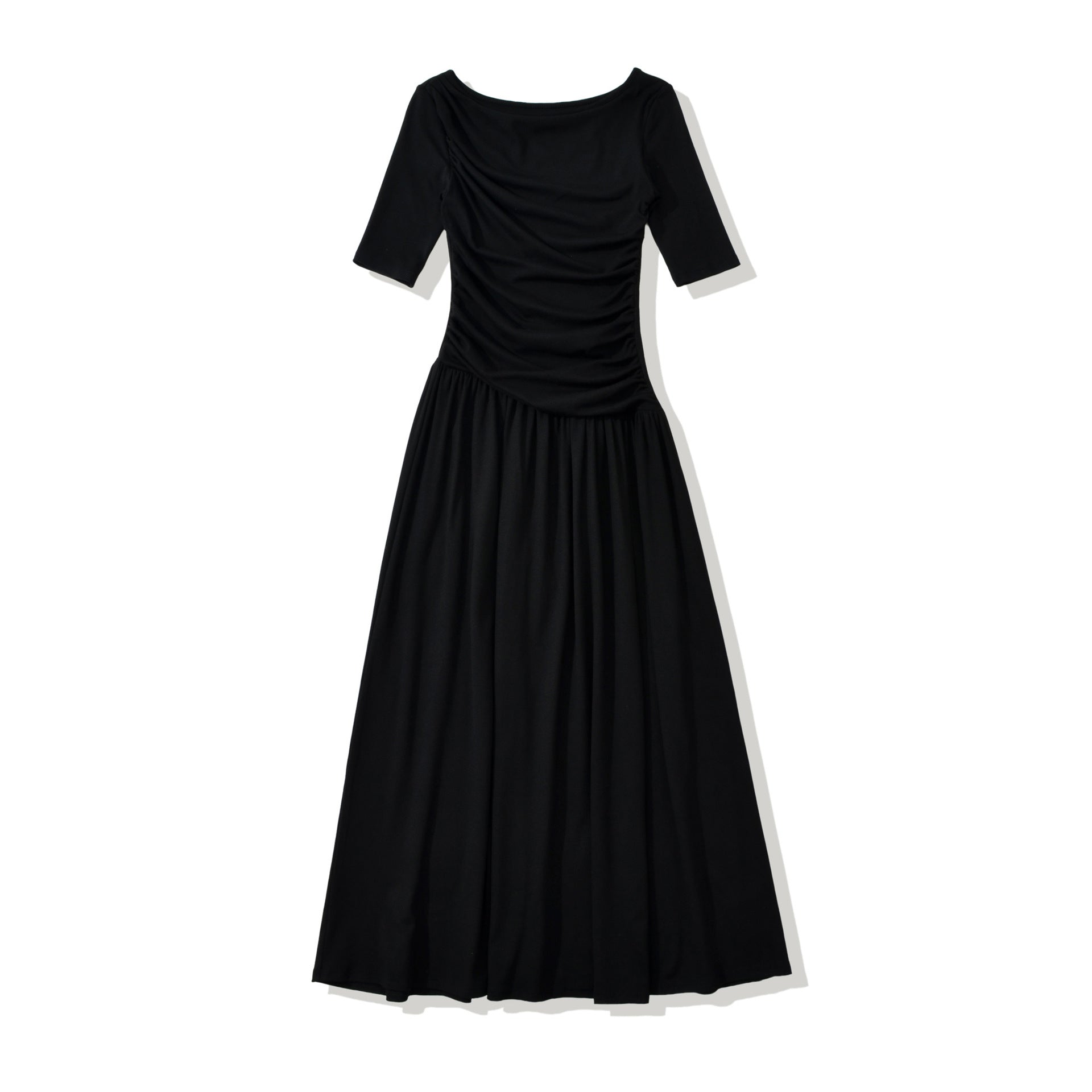 Elegantes Midi-Kleid mit Pleuron