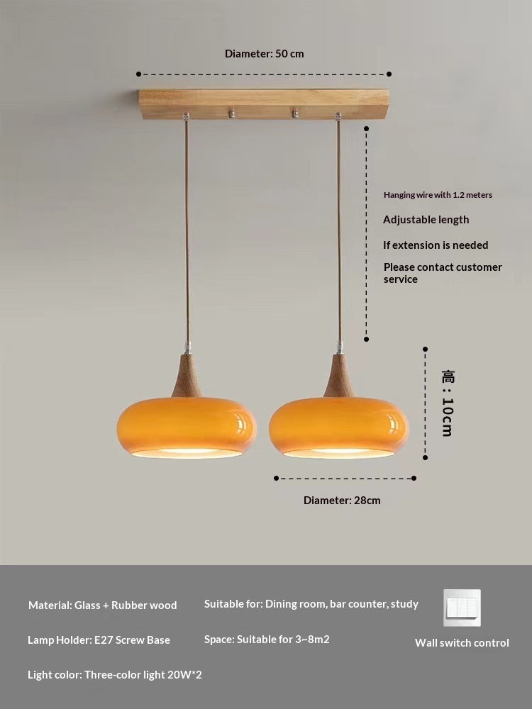 Retro Bauhaus Glaslampe