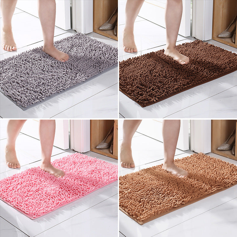 Chenille Fussmatte – saugstark & rutschfest