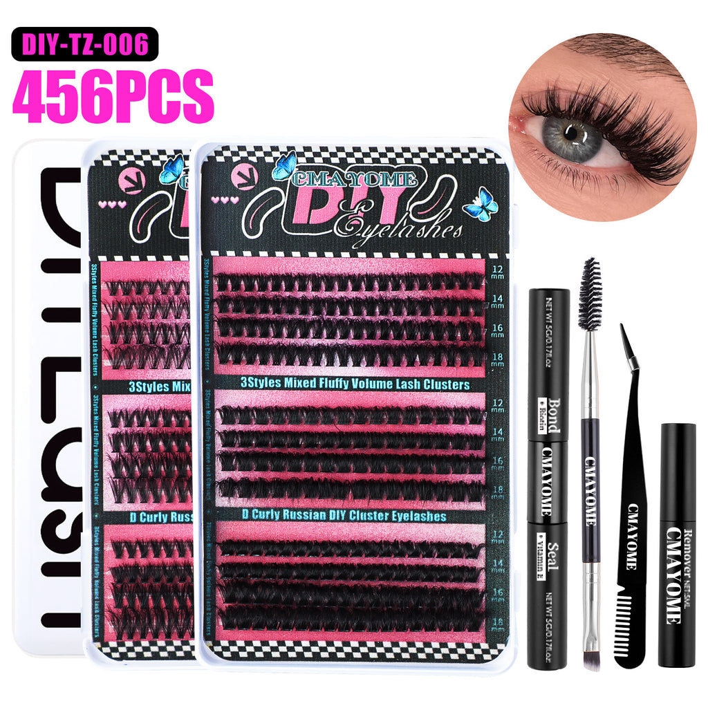 DIY 456 Clusters – Große Wimpern-Vielfalt