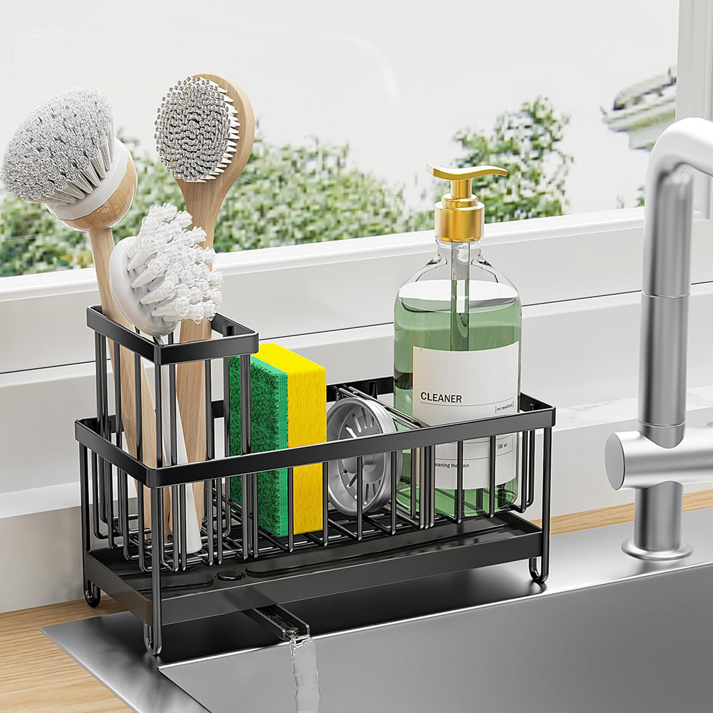 Spülbecken Organizer mit Abtropffunktion – Bild 2 | LuxeStyle