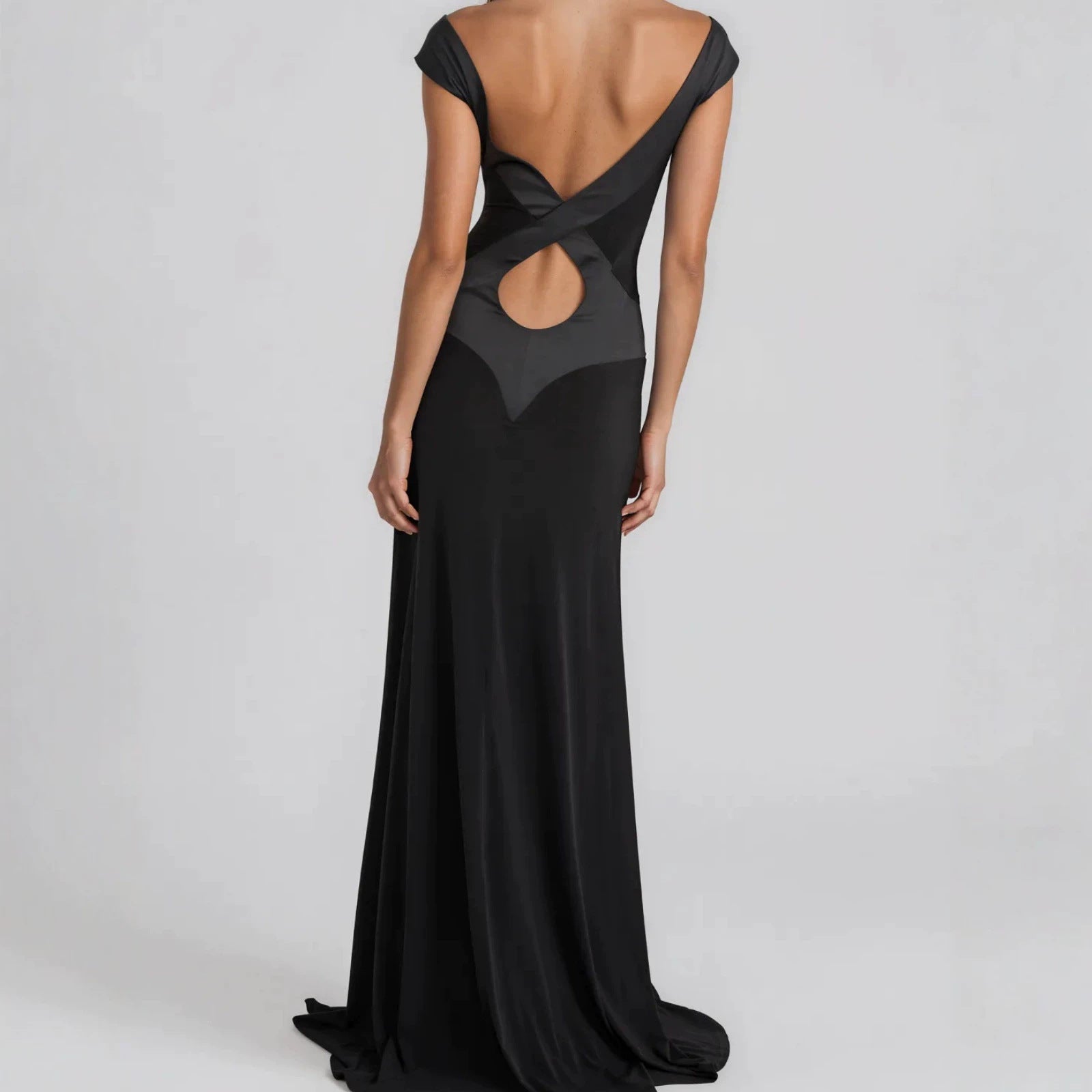 Schwarze Patchwork-Mermaid-Rock