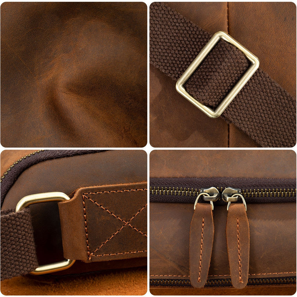 Hochwertige Crossbody Bag aus Rindsleder