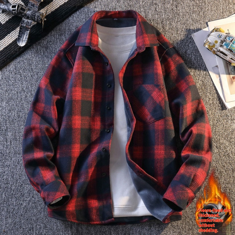 Herren Flannelhemd mit Fleecefutter – Bild 2 | LuxeStyle