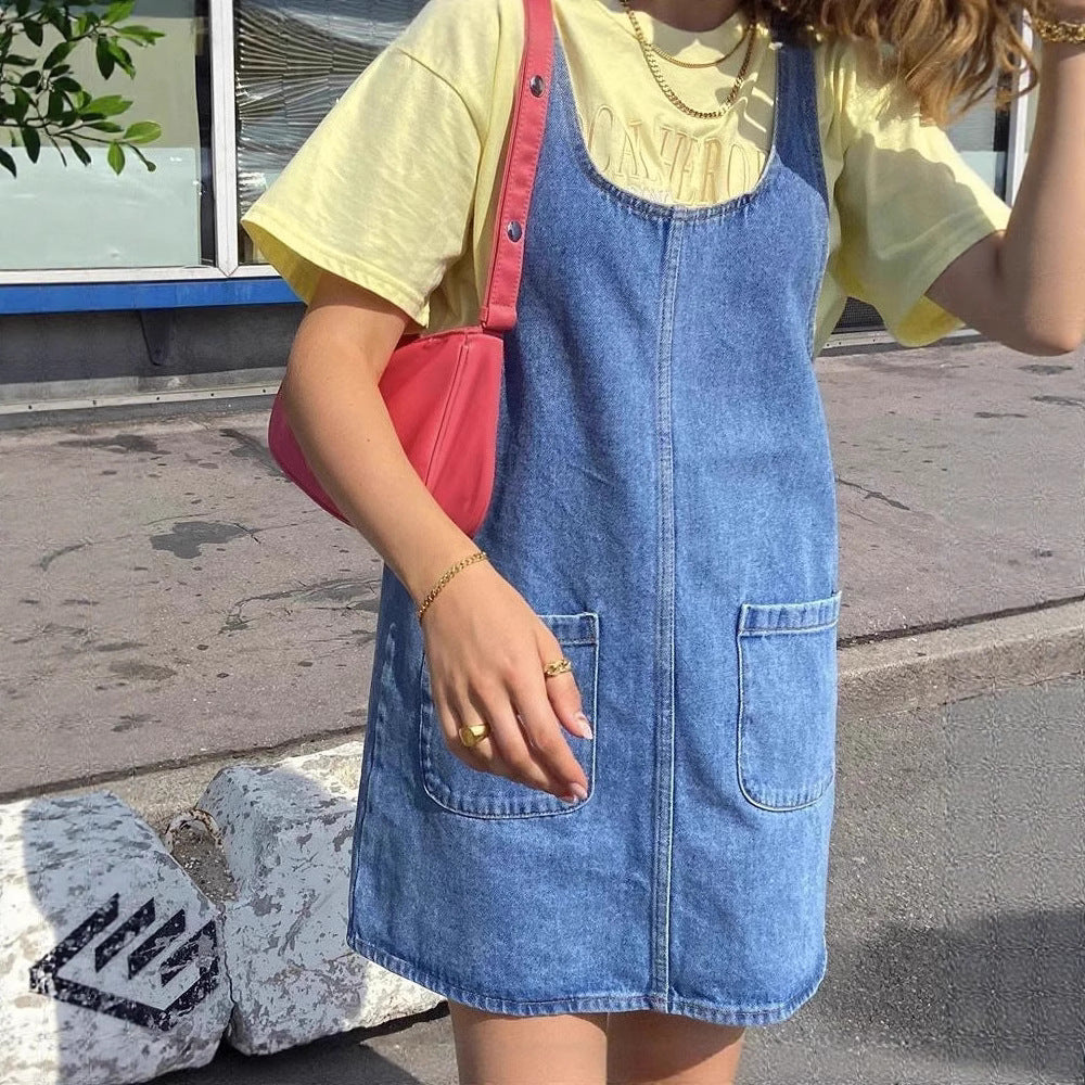 Damen Denim Rock Midi Sexy & Cool