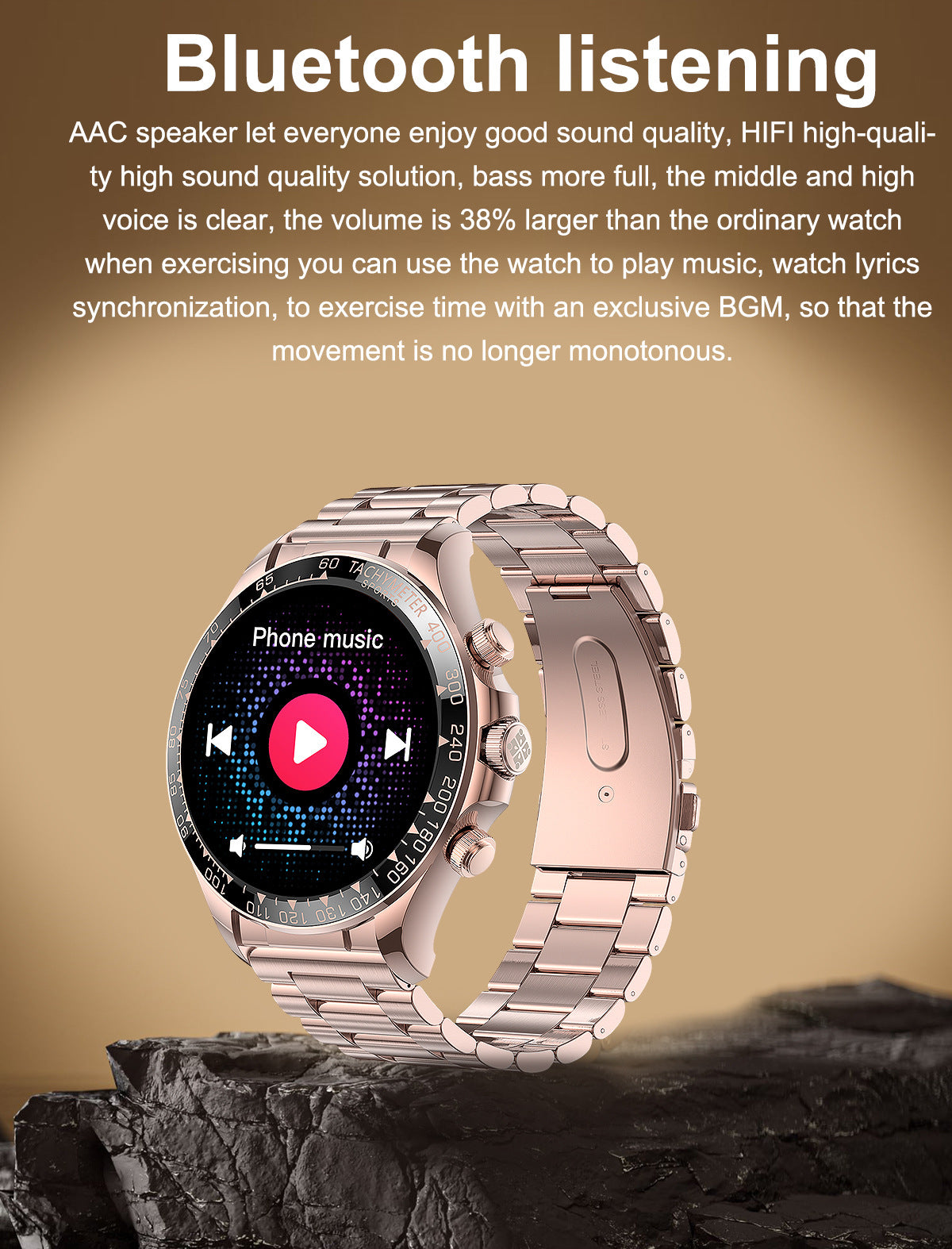 Smartwatch EX108 mit Bluetooth-Telefonie – Bild 19 | LuxeStyle