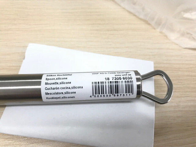 Silikon-Spatel mit Edelstahlgriff
