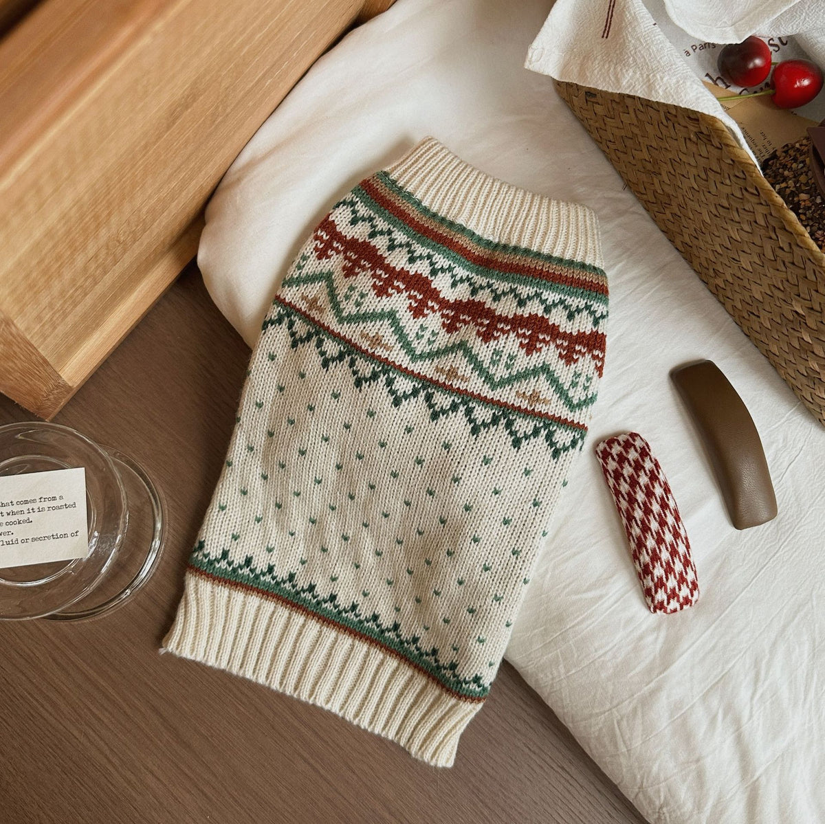 Hundepullover mit Tupfen für Herbst und Winter – Bild 4 | LuxeStyle