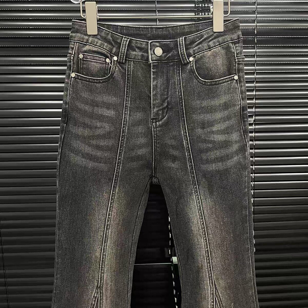Retro Jeans mit Elaschanbund
