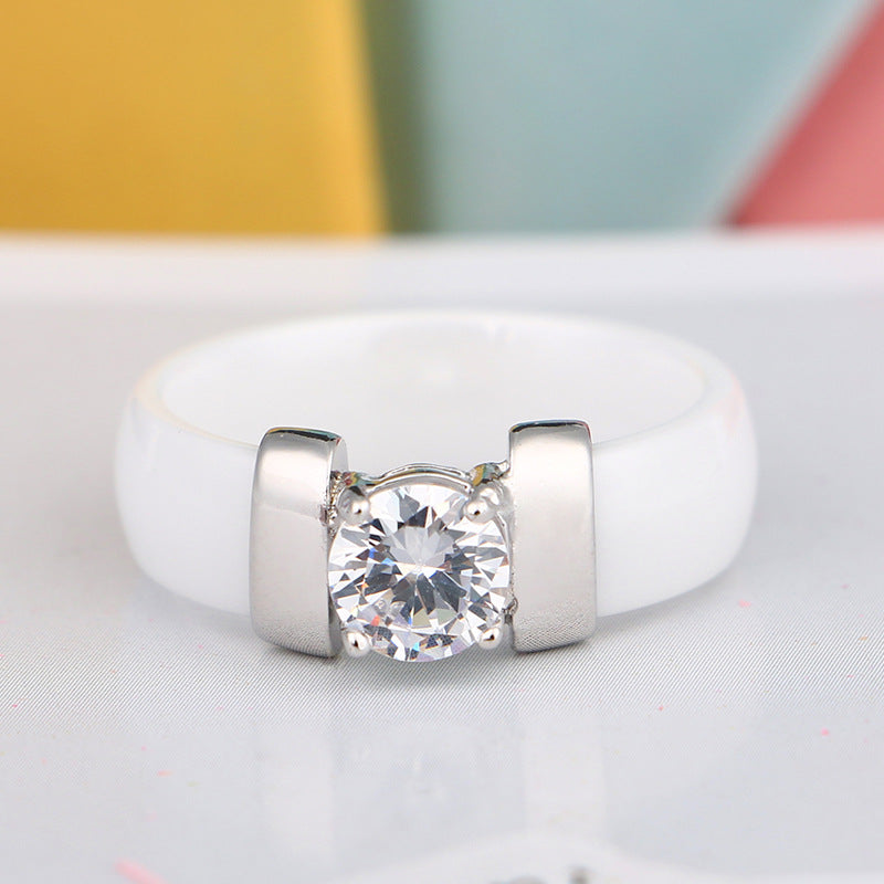 Keramikring mit Diamant-Einlage – Bild 6 | LuxeStyle