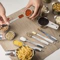 Messlöffel- und Messbecher-Set aus Edelstahl | LuxeStyle