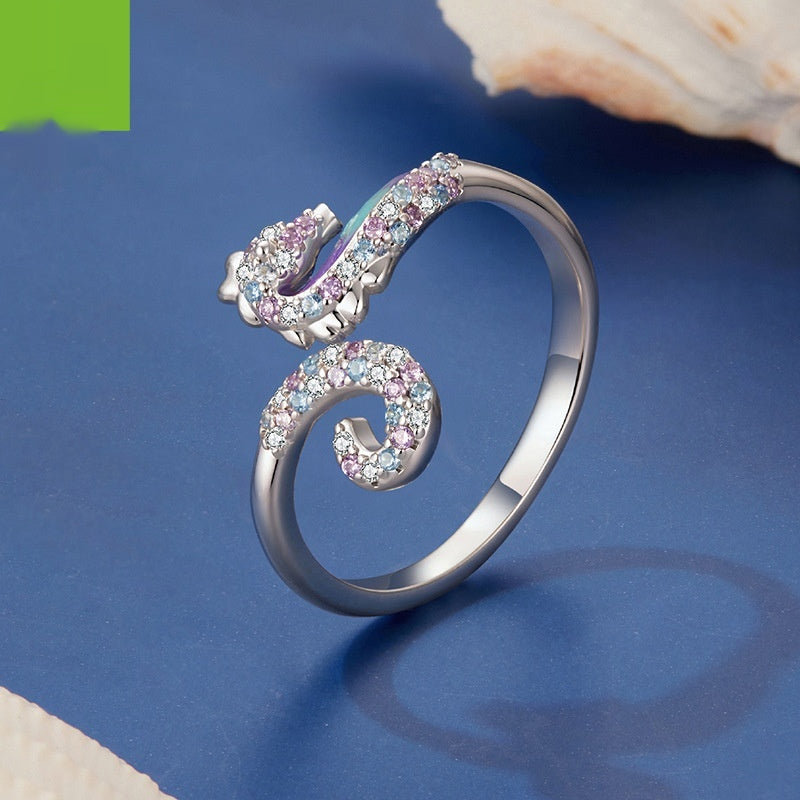 Farbenfroher Seepferdchen-Ring – Bild 4 | LuxeStyle