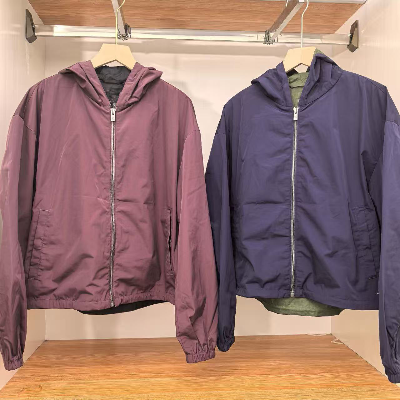 Winddichter Hoodie-Mantel