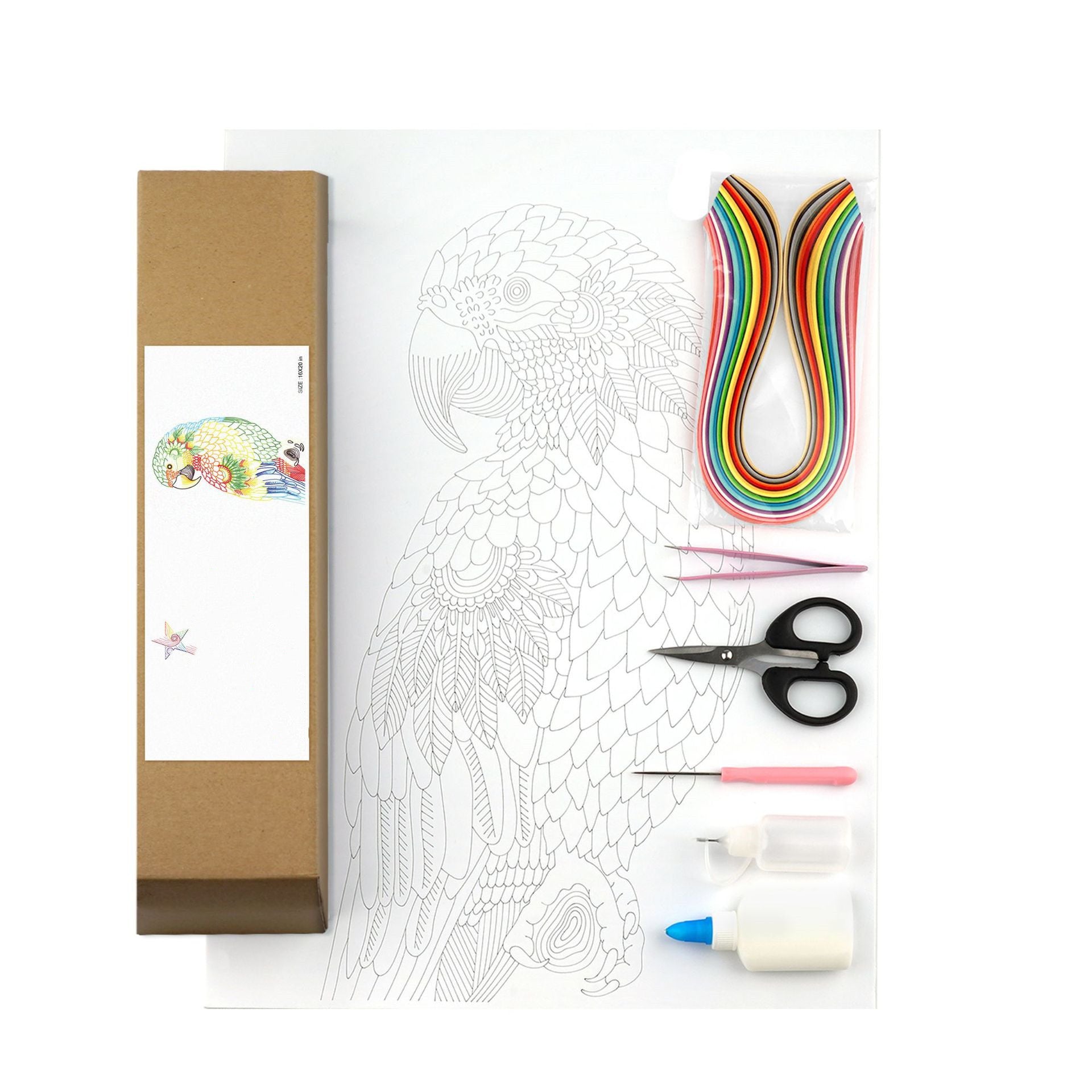 Quilling Papier Malerei DIY-Set