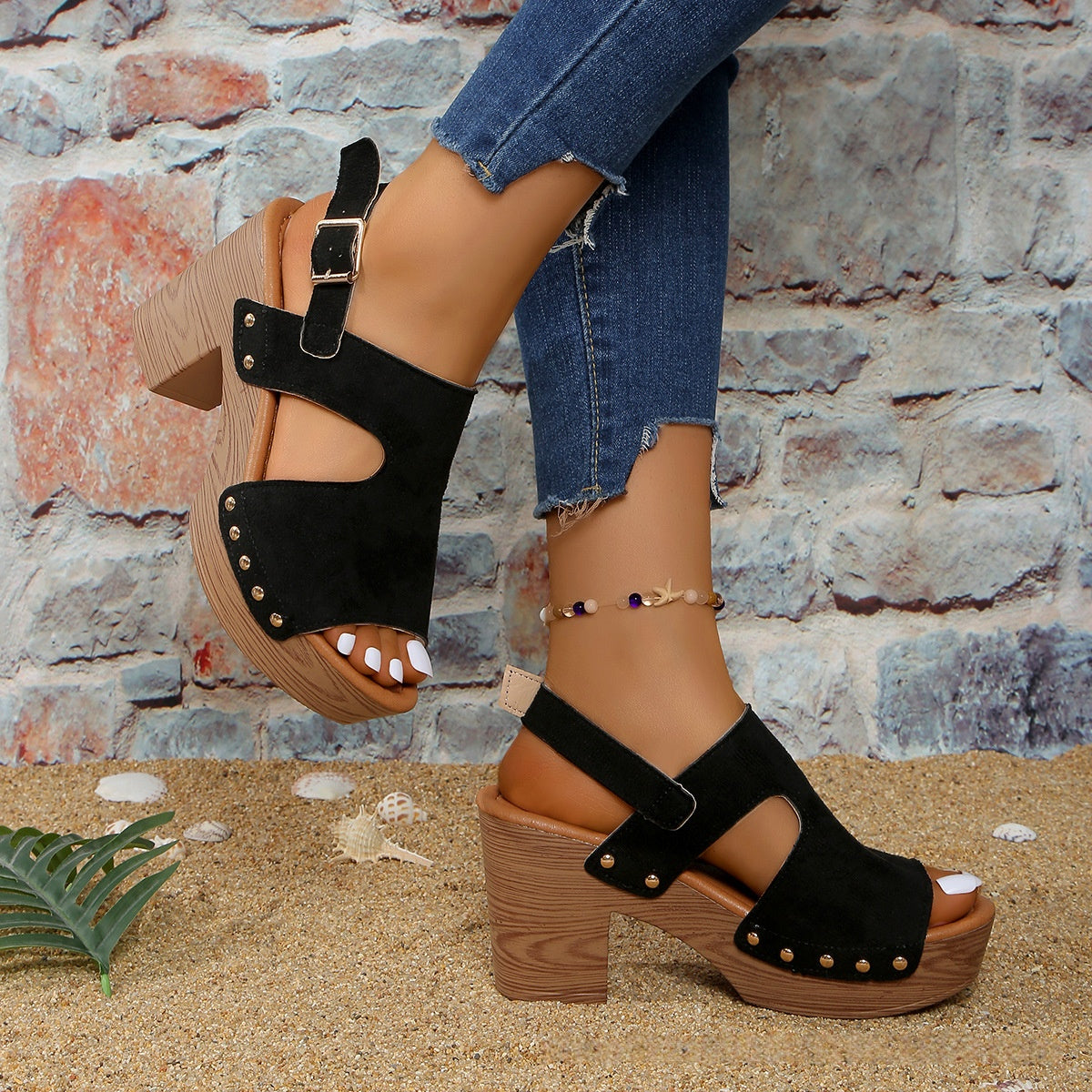 Chunky-Heel Sandalen für Damen