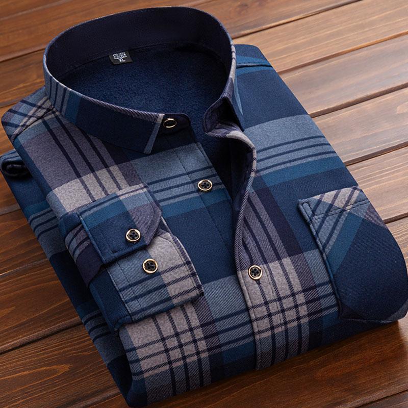 Herren Langarmshirt mit Fleecefutter – Bild 4 | LuxeStyle
