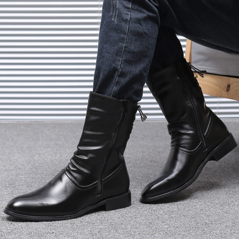 Spitze Lederstiefel für Herren