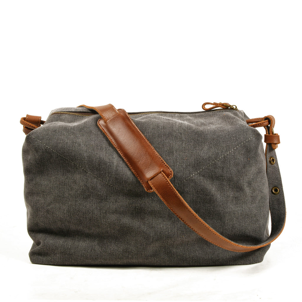 Retro Canvas Schultertasche für Herren