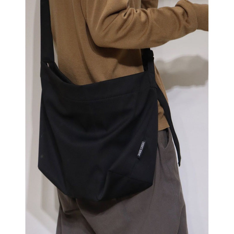 Crossbody Bag One Shoulder Black Canvas Bag VB Bag – Bild 5 | LuxeStyle