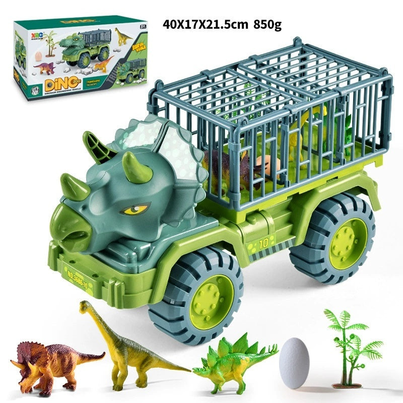 Dinosaurier-Fahrzeug-Spielzeugset für Kinder – Bild 3 | LuxeStyle