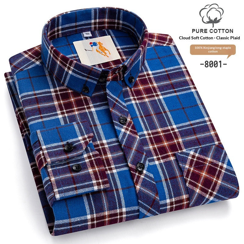 Herren Flanellhemd Kariert – Slim Fit – Bild 11 | LuxeStyle