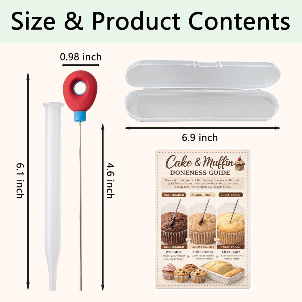 3-Stück Kuchenprobe-Thermometer-Set – Bild 4 | LuxeStyle